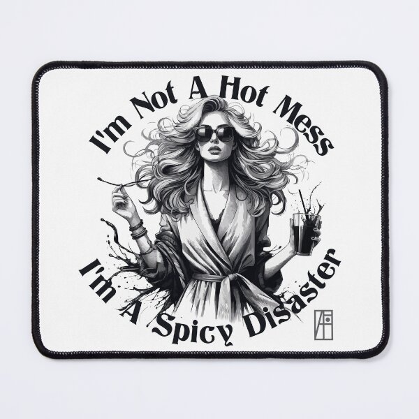 Item preview, I'm Not A Hot Mess I'm A Spicy Disaster - MEME - 2 designed and sold by ArtProjectShop.
