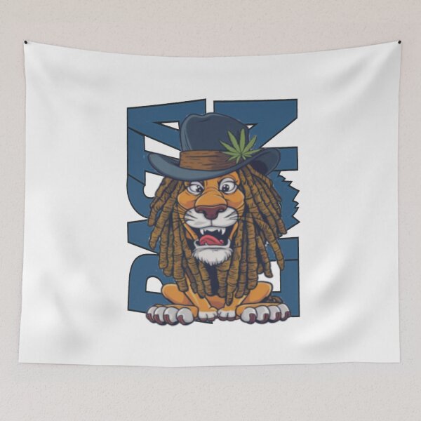 Item preview, Rasta Lion No.2 designed and sold by Gentle40Winks.