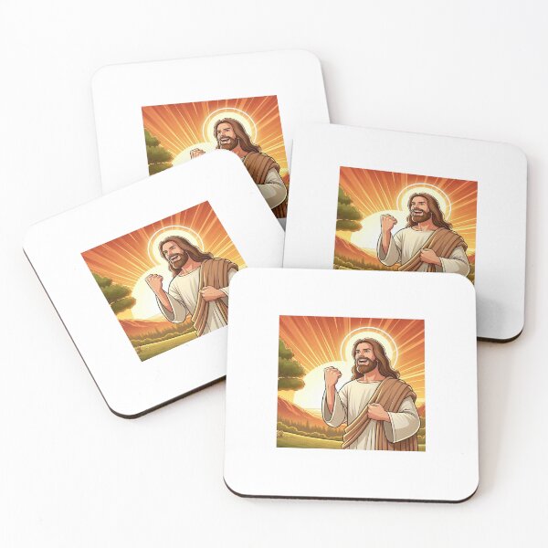 Artikelvorschau, Jesus Christus, Faust, Pumpe, Sonnenaufgang, Abbildung entworfen und verkauft von boomfire153.