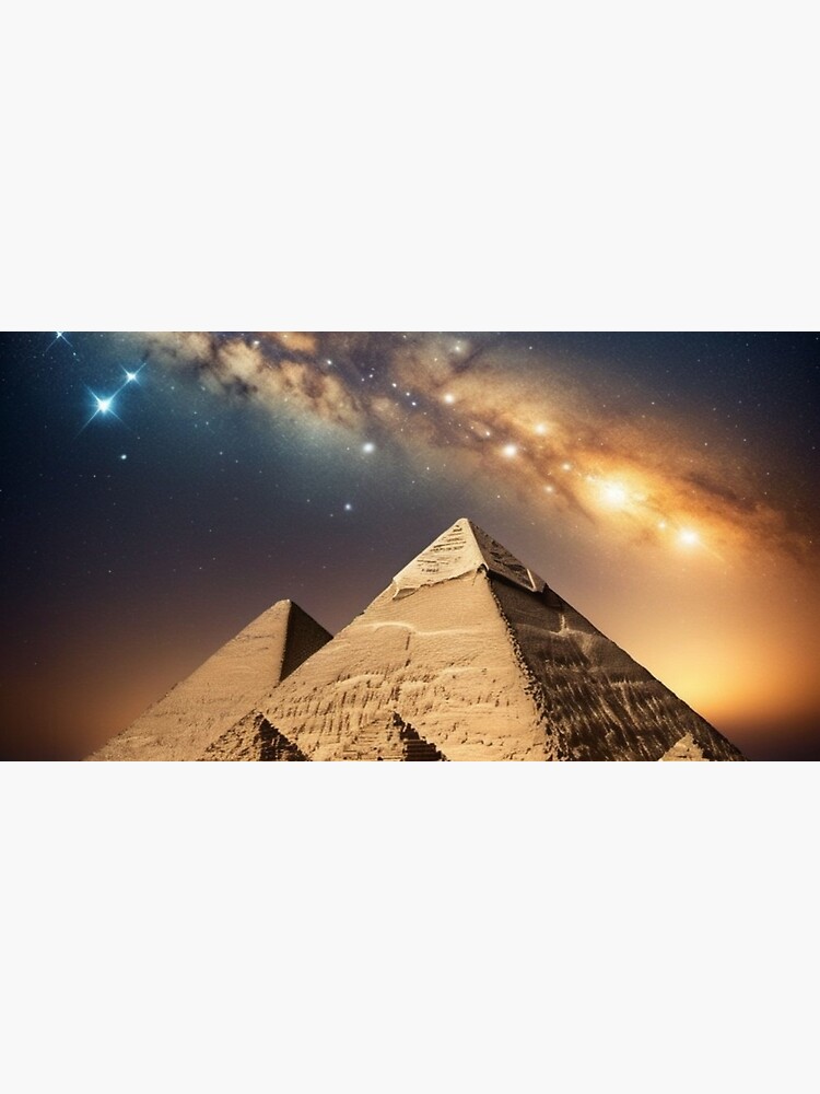 Thumbnail 5 of 5, Mouse Pad, Enigma of the Starry Pyramids - Ancient Empires designed and sold by eXtraHumans.
