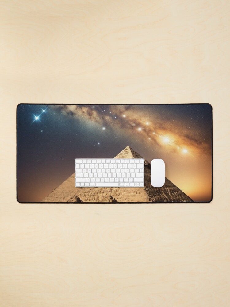 Thumbnail 1 of 5, Mouse Pad, Enigma of the Starry Pyramids - Ancient Empires designed and sold by eXtraHumans.