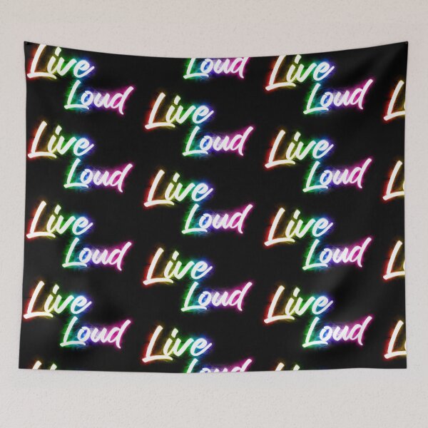 Item preview, Live Loud Glow designed and sold by Shawnsonartshop.