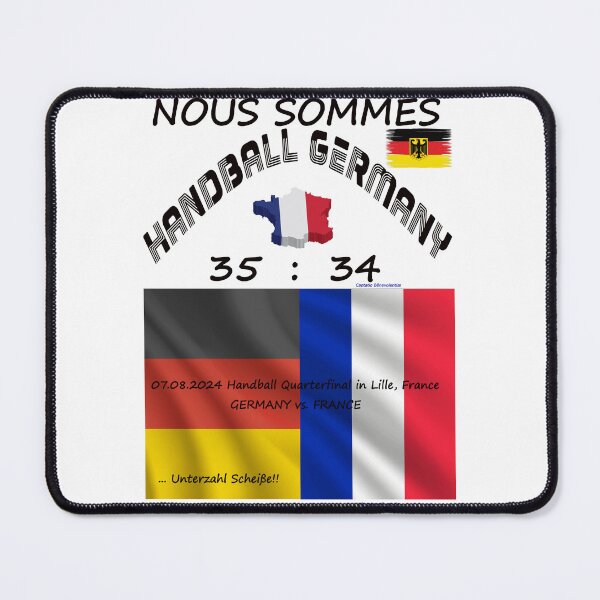 Item preview, Nous sommes Handball Thriller Germany vs. France in Lille Quarterfinals Games of Olymp designed and sold by cabevo.