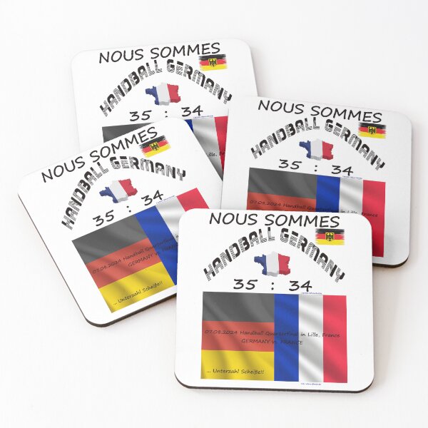 Item preview, Nous sommes Handball Thriller Germany vs. France in Lille Quarterfinals Games of Olymp designed and sold by cabevo.