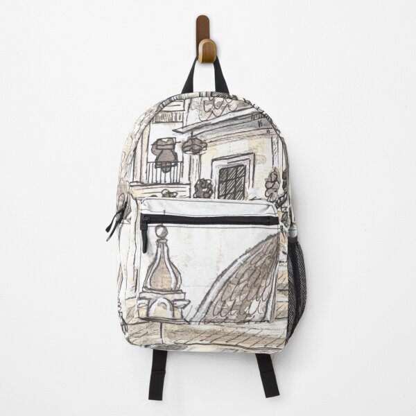 Item preview, Piazza Del Popolo Watercolor Illustration designed and sold by kriti130.