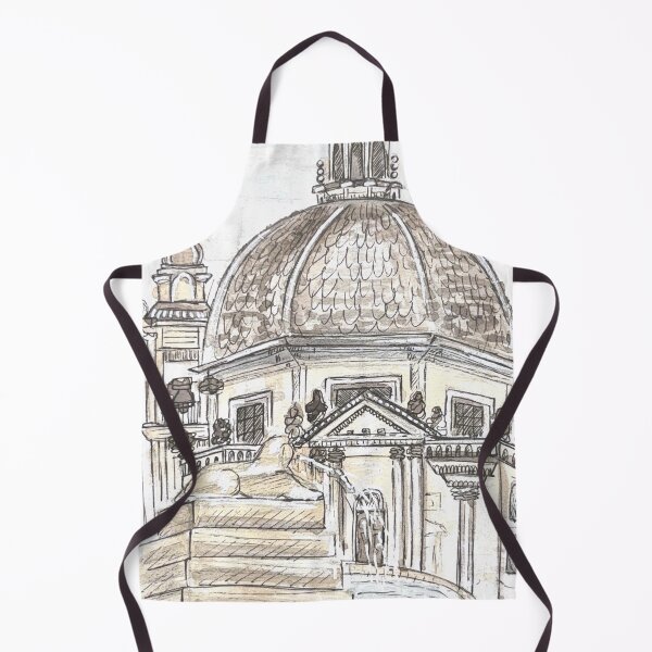 Item preview, Piazza Del Popolo Watercolor Illustration designed and sold by kriti130.