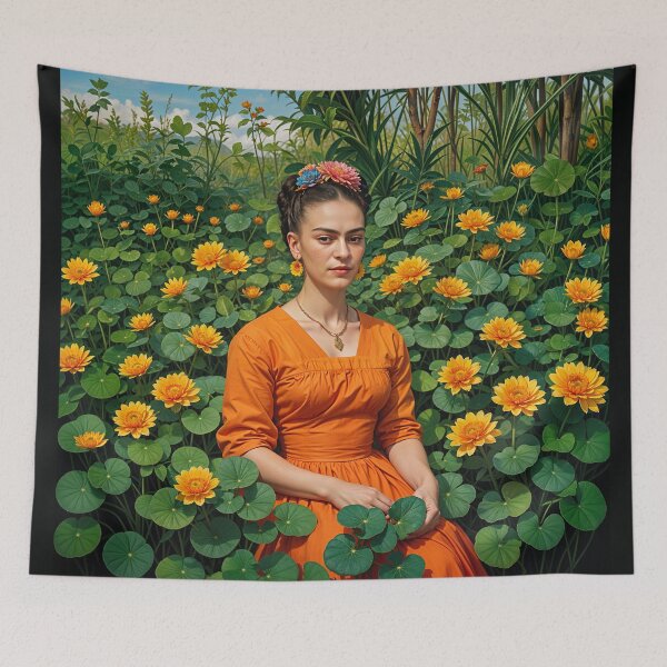 Item preview,  Frida Kahlo  Marsh marigolds designed and sold by TeeARTHY.