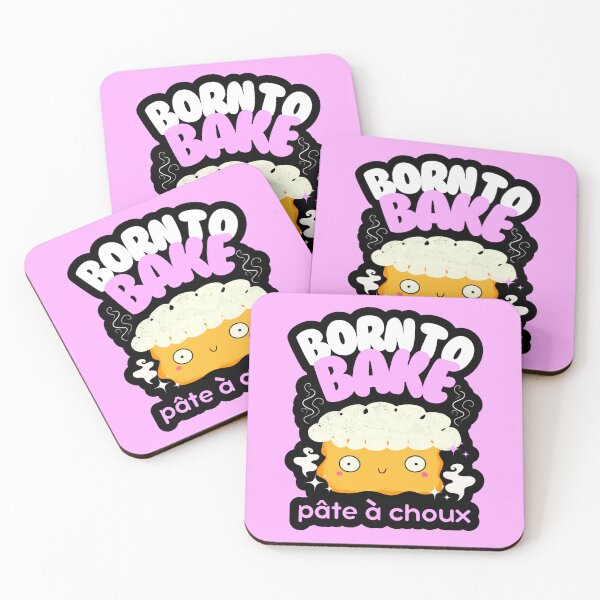 Item preview, Cute Kawaii Cream Puff Pate A Choux designed and sold by Renata Illustrata.