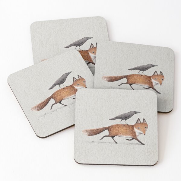 Item preview, Fox & Crow - Piggyback designed and sold by SophieCorrigan.