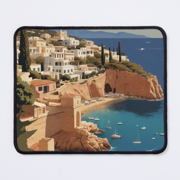 Item preview, 005 Vintage Aegina, Greece Poster Design designed and sold by Alexis Art Collection.