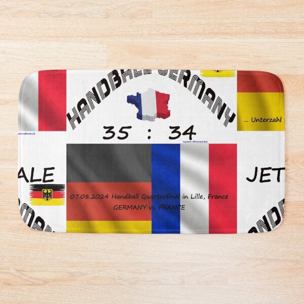 Item preview, Finale Handball Thriller Germany vs. France in Lille Quarterfinals Games of Olymp designed and sold by cabevo.