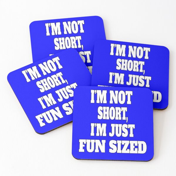 Item preview, Funny Sarcastic Humor I'm Not Short, I'm Just Fun Sized designed and sold by fantasticdesign.
