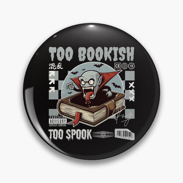 Item preview, Too bookish to spook designed and sold by Peerless-Prime.