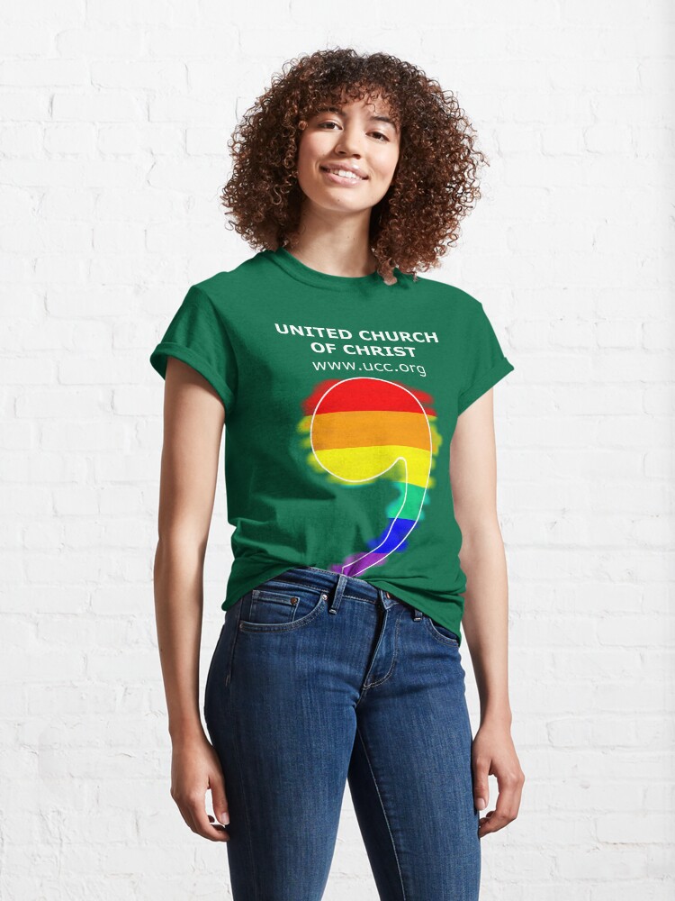 Thumbnail 4 of 7, Classic T-Shirt, Classic Rainbow Comma designed and sold by GatewayONA.