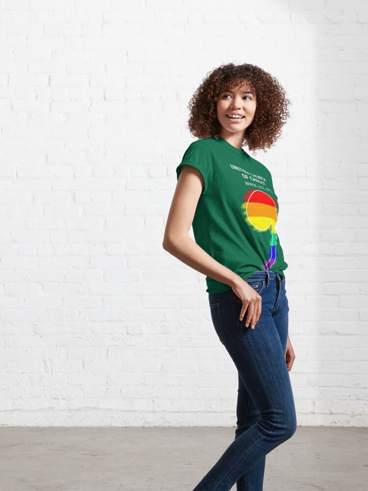 Thumbnail 6 of 7, Classic T-Shirt, Classic Rainbow Comma designed and sold by GatewayONA.