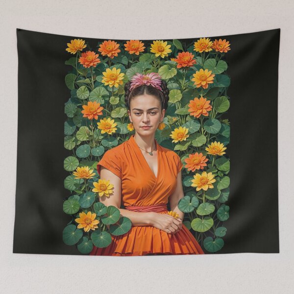 Item preview,  Frida Kahlo Marsh marigolds designed and sold by TeeARTHY.