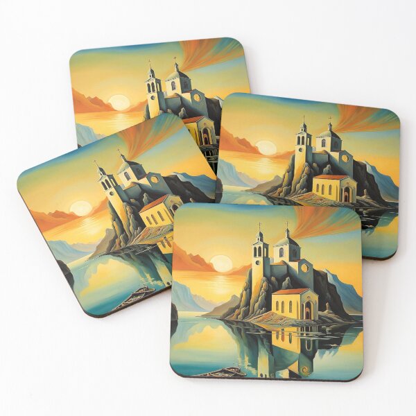Item preview, Church in fjord 8 designed and sold by George Hutton Hunter.