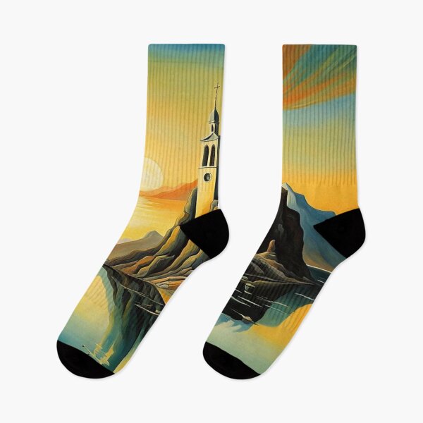 Item preview, Church in fjord 8 designed and sold by George Hutton Hunter.