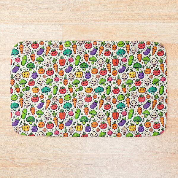 Item preview, Cute Cartoon Vegetable Seamless Pattern designed and sold by Chokhdi289shop.