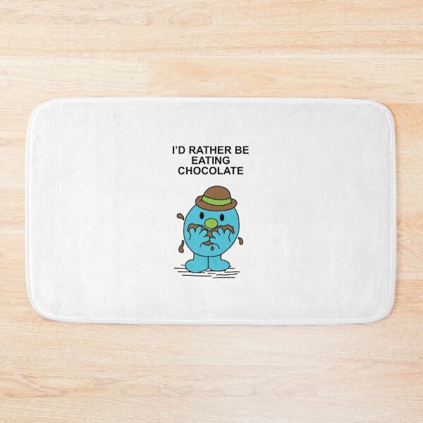 Item preview, Mr Men I'd rather be eating chocolate chocoholic designed and sold by Scat the cat.