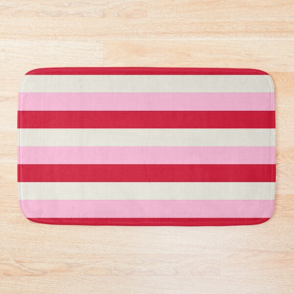 Item preview, 3 RED, COTTON CANDY PINK and CREAM Horizontal STRIPES designed and sold by RachelMacht.