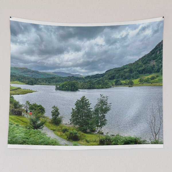 Item preview, Tranquil Lake Windermere under a Dramatic Sky designed and sold by Violaman.
