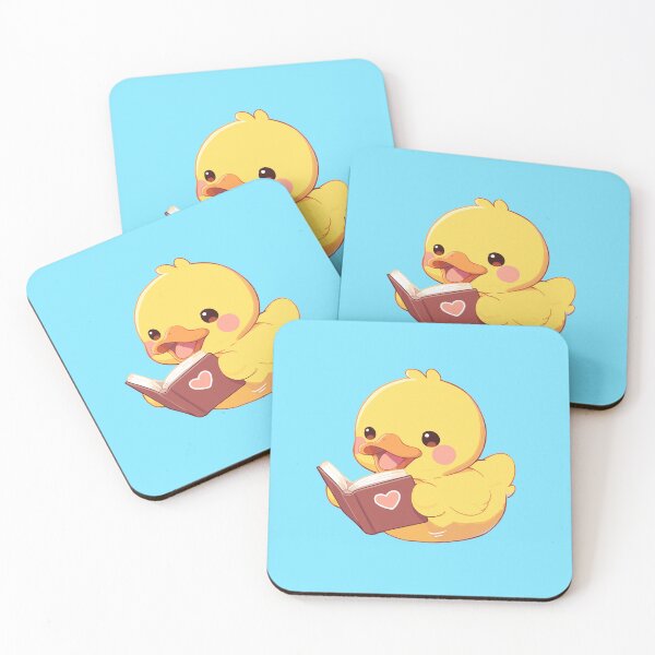 Item preview, Cute Bookish Duck designed and sold by RetroPrints.