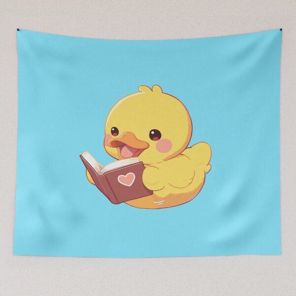 Item preview, Cute Bookish Duck designed and sold by RetroPrints.