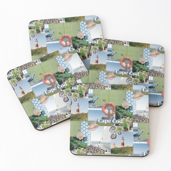 Item preview, Cape Cod Beach Town Nautical Collage designed and sold by dormsanddoodles.
