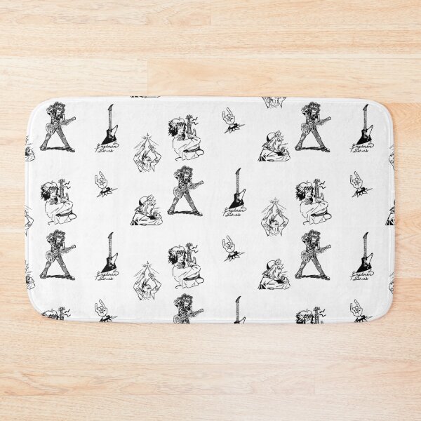 Item preview, metal rock guitar band sticker sheet pattern designed and sold by xlallistar.