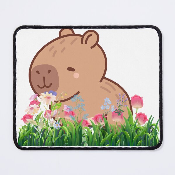 Item preview, Capybara Lovers Flower Plants designed and sold by CCKimShop.