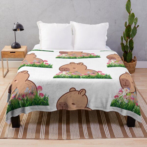 Item preview, Capybara Lovers Flower Plants designed and sold by CCKimShop.