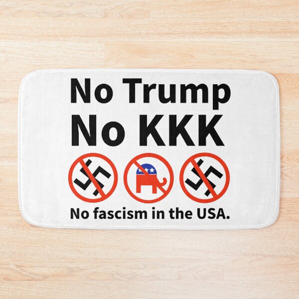 Item preview, No Trump no KKK no fascism in the USA designed and sold by Rachel the Artist .