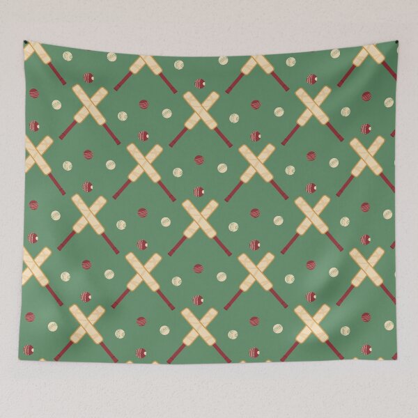 Item preview, Cricket balls and bats repeat cover.  designed and sold by Syuzanna.