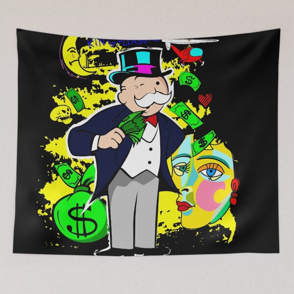 Item preview, Monopoly Man Holding Money designed and sold by DonVivaldo.