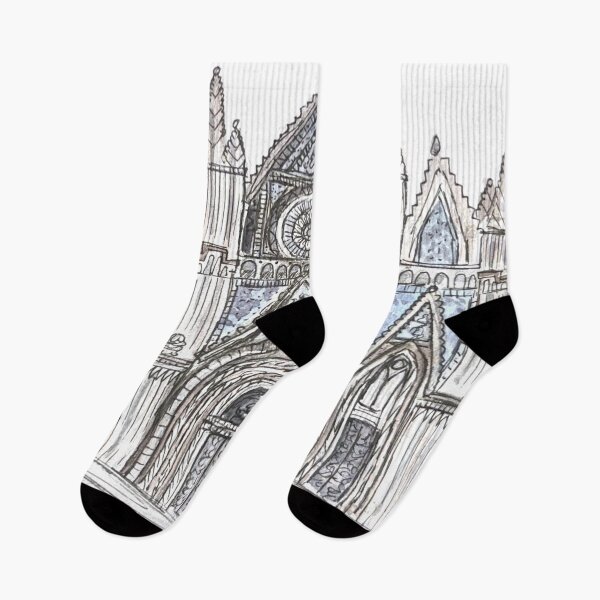 Item preview, Duomo di Orvieto Watercolor Illustration designed and sold by kriti130.