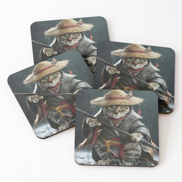 Item preview, Cat Ninja ,Samurai ,Katana ,Ninja ,Bushido ,Ronin Warrior designed and sold by artflare.