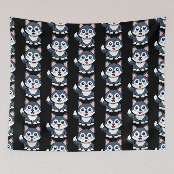 Item preview, Cute Cartoon Siberian Husky Kawaii designed and sold by Art-Jiyuu.