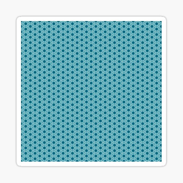 Abstract Turquoise Pattern 2 Sticker