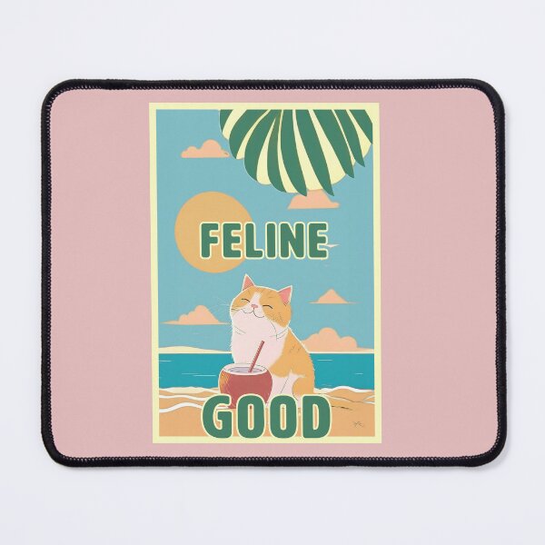 Item preview, FELINE GOOD, COOL POSTER HAPPY CAT designed and sold by La Loca.