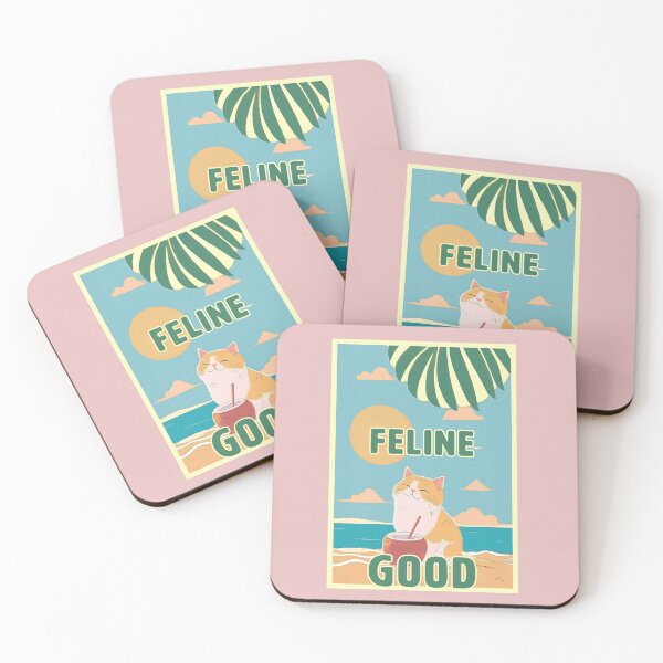 Item preview, FELINE GOOD, COOL POSTER HAPPY CAT designed and sold by La Loca.