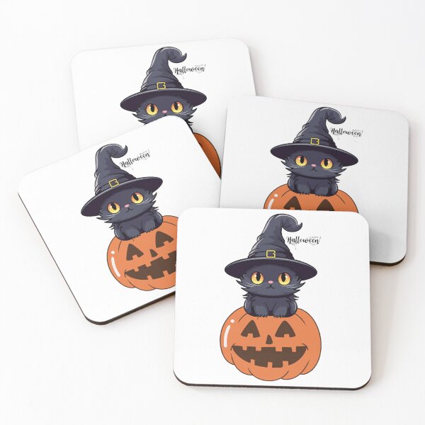 Item preview, Vintage Halloween Cat and Pumpkin T-Shirt designed and sold by grand-shop1.