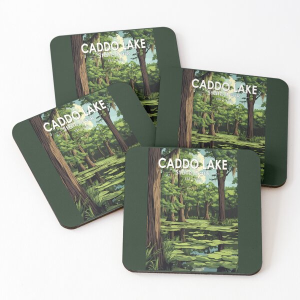 Item preview, Caddo Lake State Park Texas Travel Art Vintage designed and sold by KrisSidDesigns.