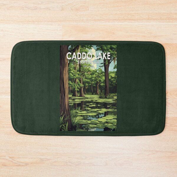Item preview, Caddo Lake State Park Texas Travel Art Vintage designed and sold by KrisSidDesigns.