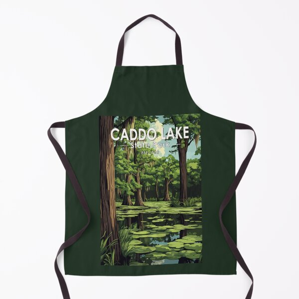 Item preview, Caddo Lake State Park Texas Travel Art Vintage designed and sold by KrisSidDesigns.