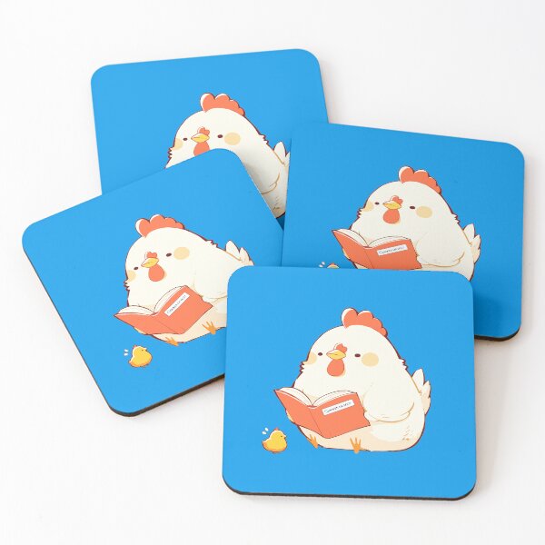 Item preview, Cute Bookish Chicken designed and sold by RetroPrints.