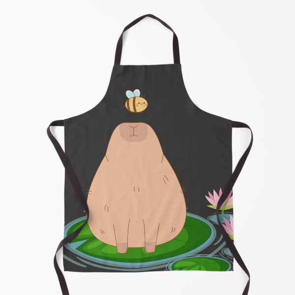 Item preview, Capybara and A Bee Water Lily designed and sold by CCKimShop.