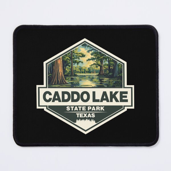 Item preview, Caddo Lake State Park Texas Travel Art Emblem designed and sold by KrisSidDesigns.