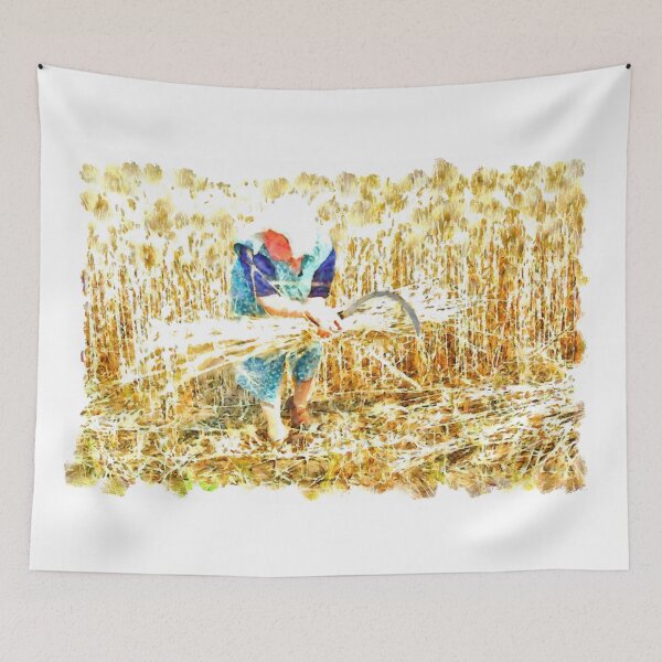Item preview, Peasant woman with a grain bundle designed and sold by Giuseppe Cocco.