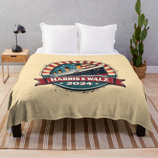 Item preview, The Unsinkable Campaign: Harris & Walz 2024 designed and sold by Moodific.